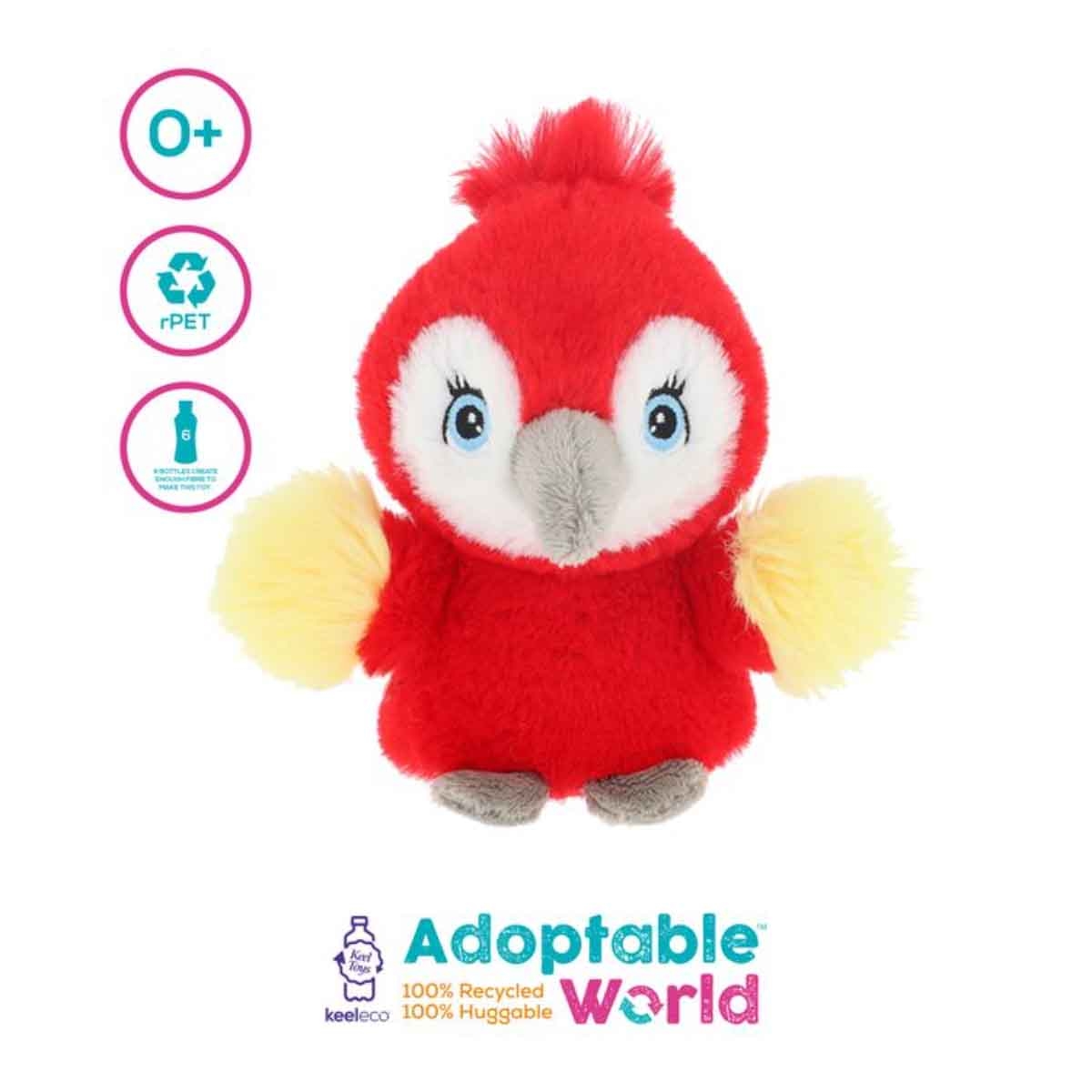 كيل تويز لعبة دمية محشوة كيليكو ميني عالم التبني 4 انش بتصاميم متنوعة للأطفال الرضع، 0-2 سنوات