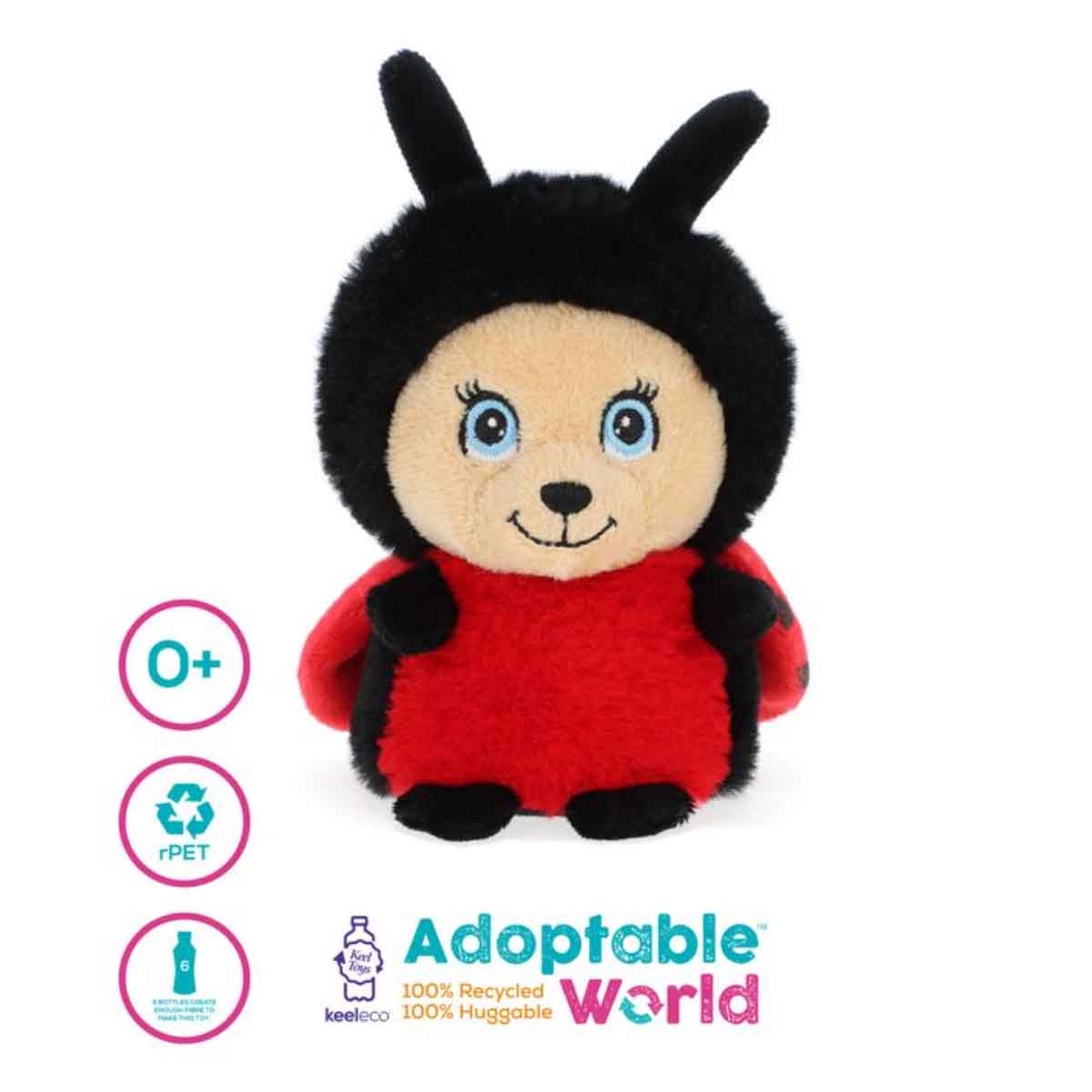 كيل تويز لعبة دمية محشوة كيليكو ميني عالم التبني 4 انش بتصاميم متنوعة للأطفال الرضع، 0-2 سنوات