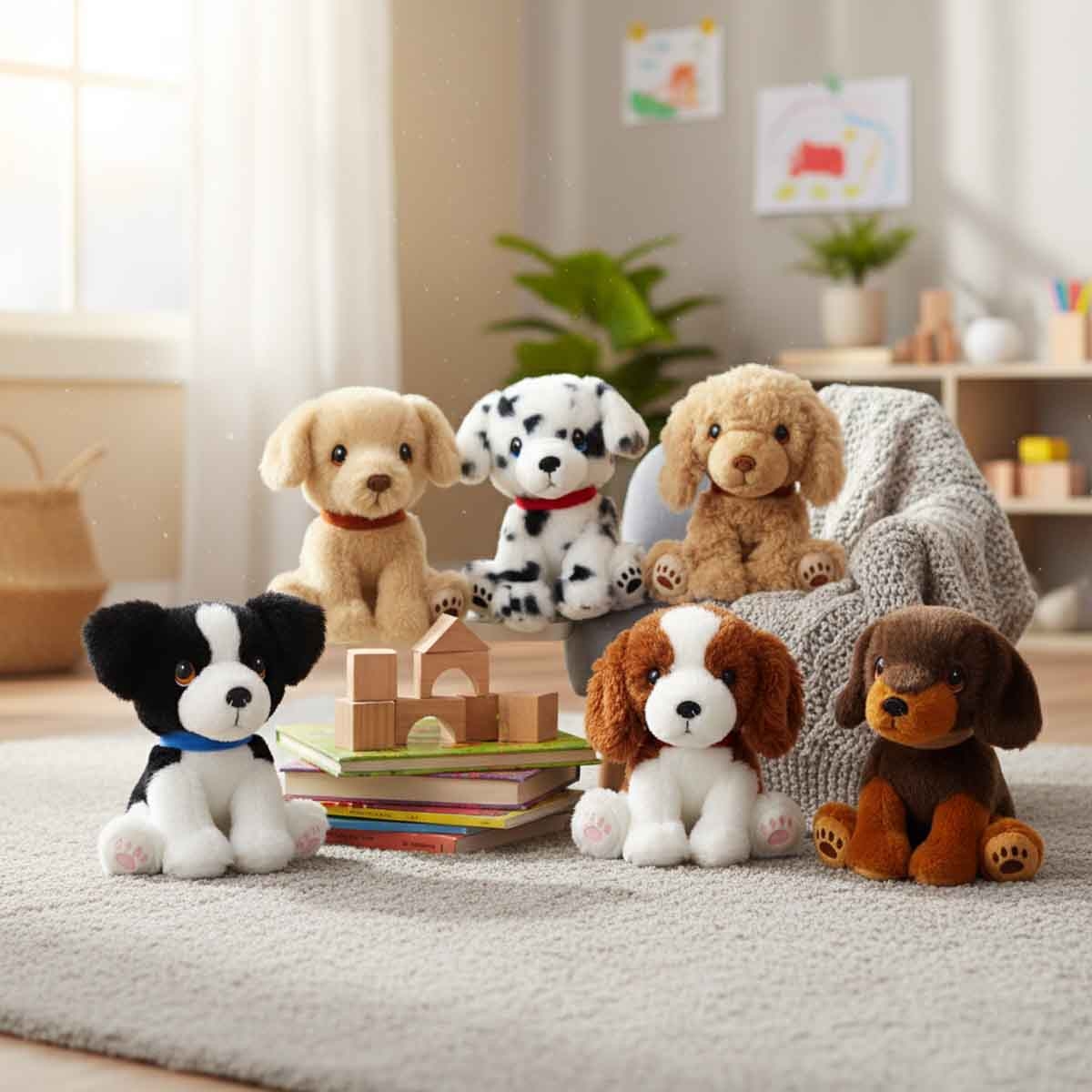 كيل تويز لعبة دمية محشوة كيليكو بَبي لاف قابلة للاقتناء 5.5 انش بتصاميم متنوعة للأطفال الرضع، 0-2 سنوات