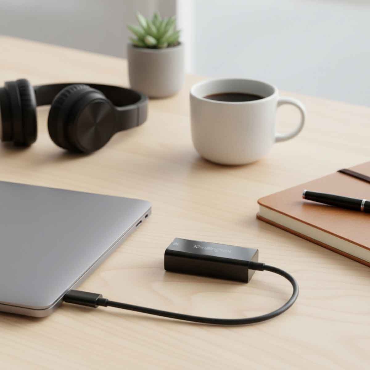 كينسينغتون محول يو إس بي سي إلى إيثرنت سي إيه 1100 إي