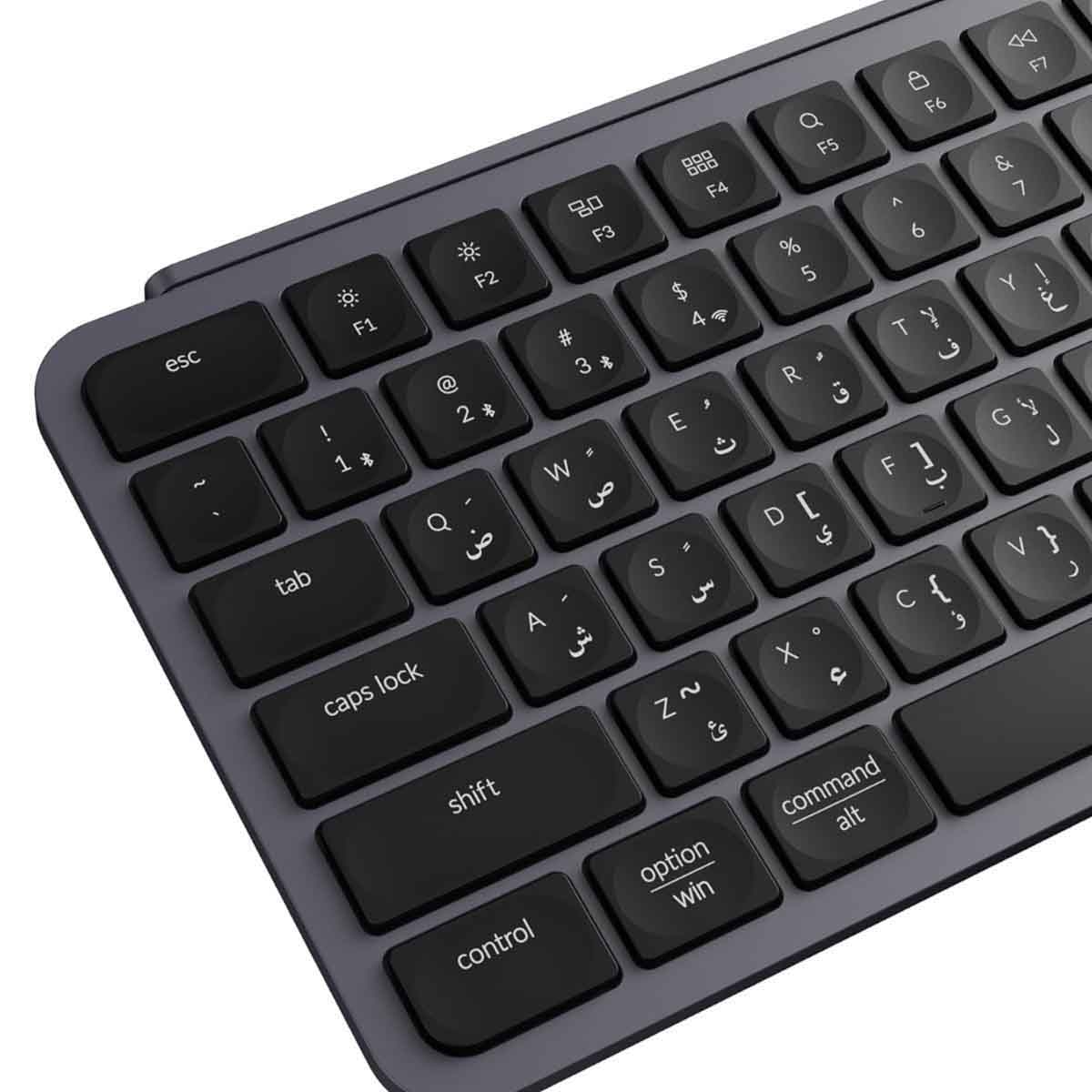 كايكرون B1 برو أبيض لوحة مفاتيح للألعاب لاسلكية فائقة النحافة بنسبة 75٪ بنظام ZMK مخصص