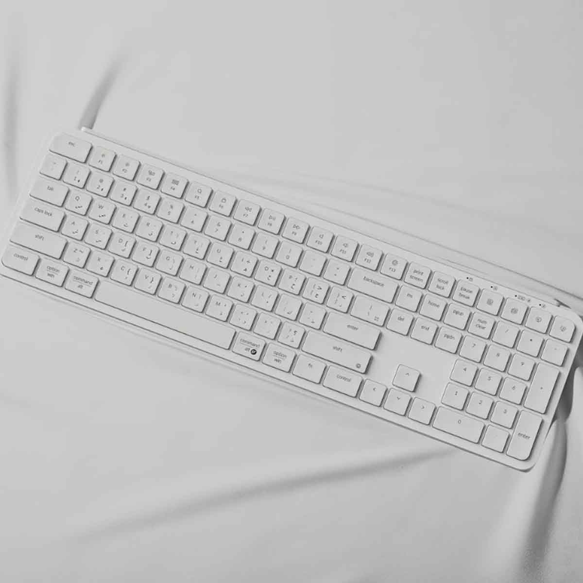 كايكرون B6 برو رمادي فضائي لوحة مفاتيح كاملة الحجم للألعاب لاسلكية فائقة النحافة بنظام ZMK مخصص