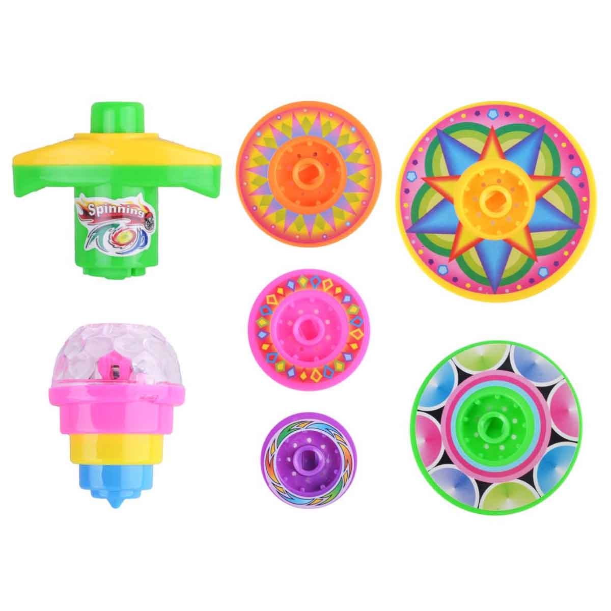 كيدزبرو لعبة دوّامة مضيئة تعمل بالبطارية للأطفال للجنسين، 3-4 سنوات