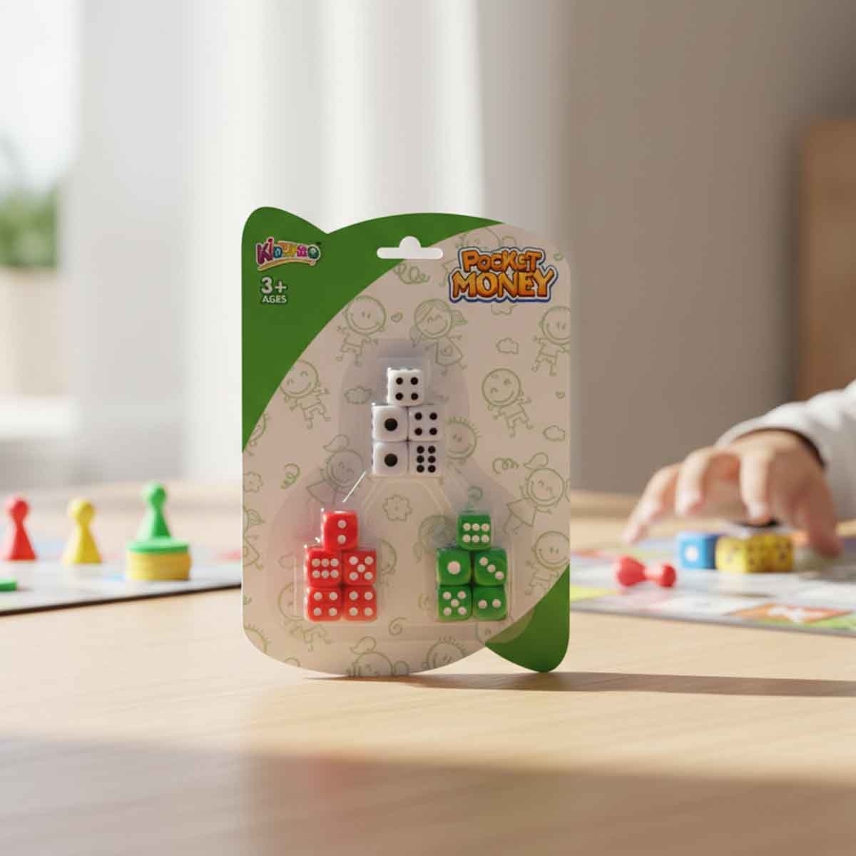 كيدز برو 15 قطعة نرد ألعاب للجنسين، 3-4 سنوات