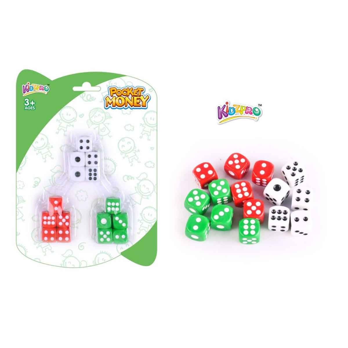 كيدز برو 15 قطعة نرد ألعاب للجنسين، 3-4 سنوات