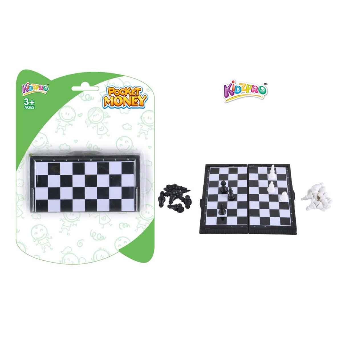 كيدز برو طقم شطرنج مغناطيسي قابل للطي للجنسين، 3-4 سنوات