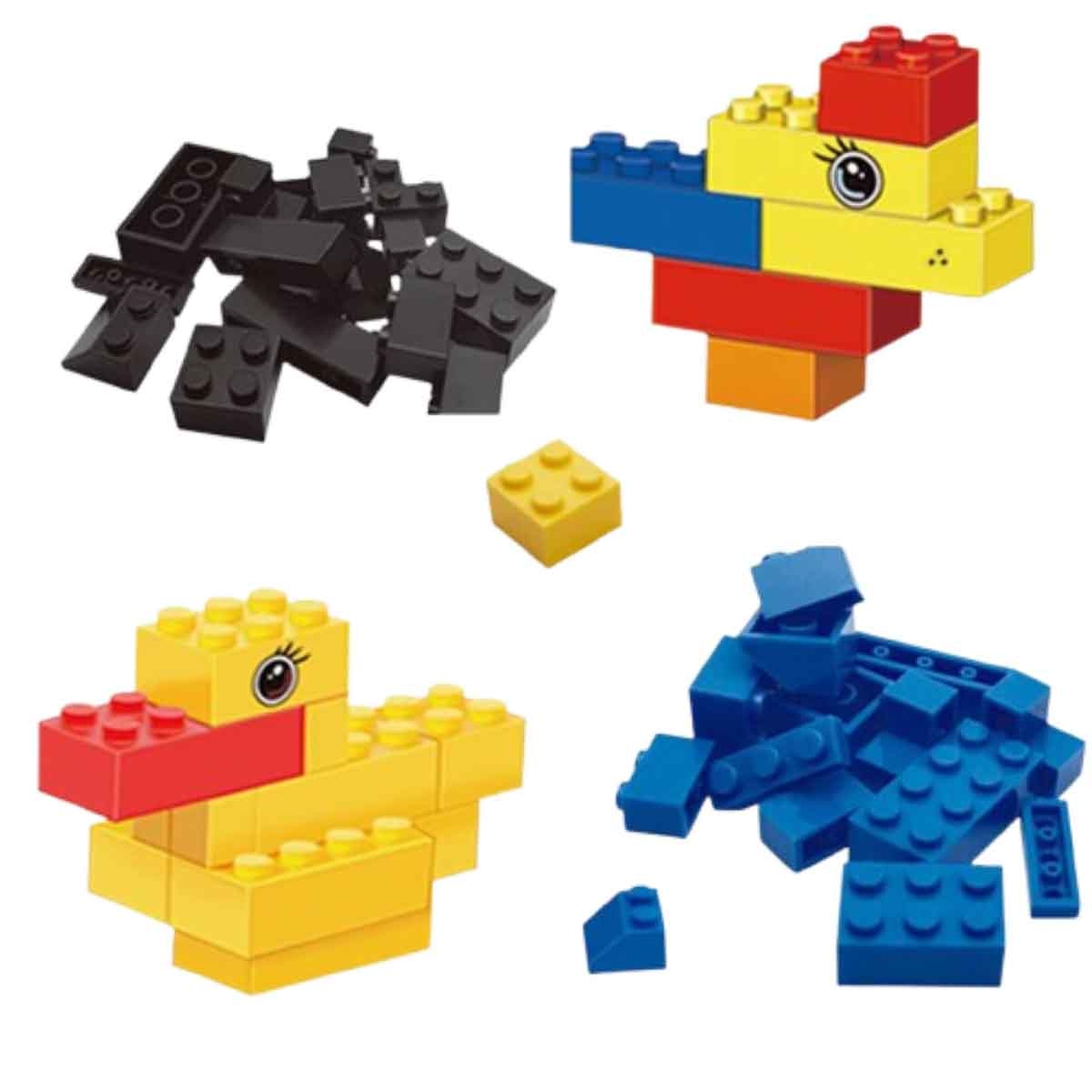 كيكبيبي طاولة مكعبات بناء مكونة من 300 قطعة للجنسين، من 3 إلى 4 سنوات