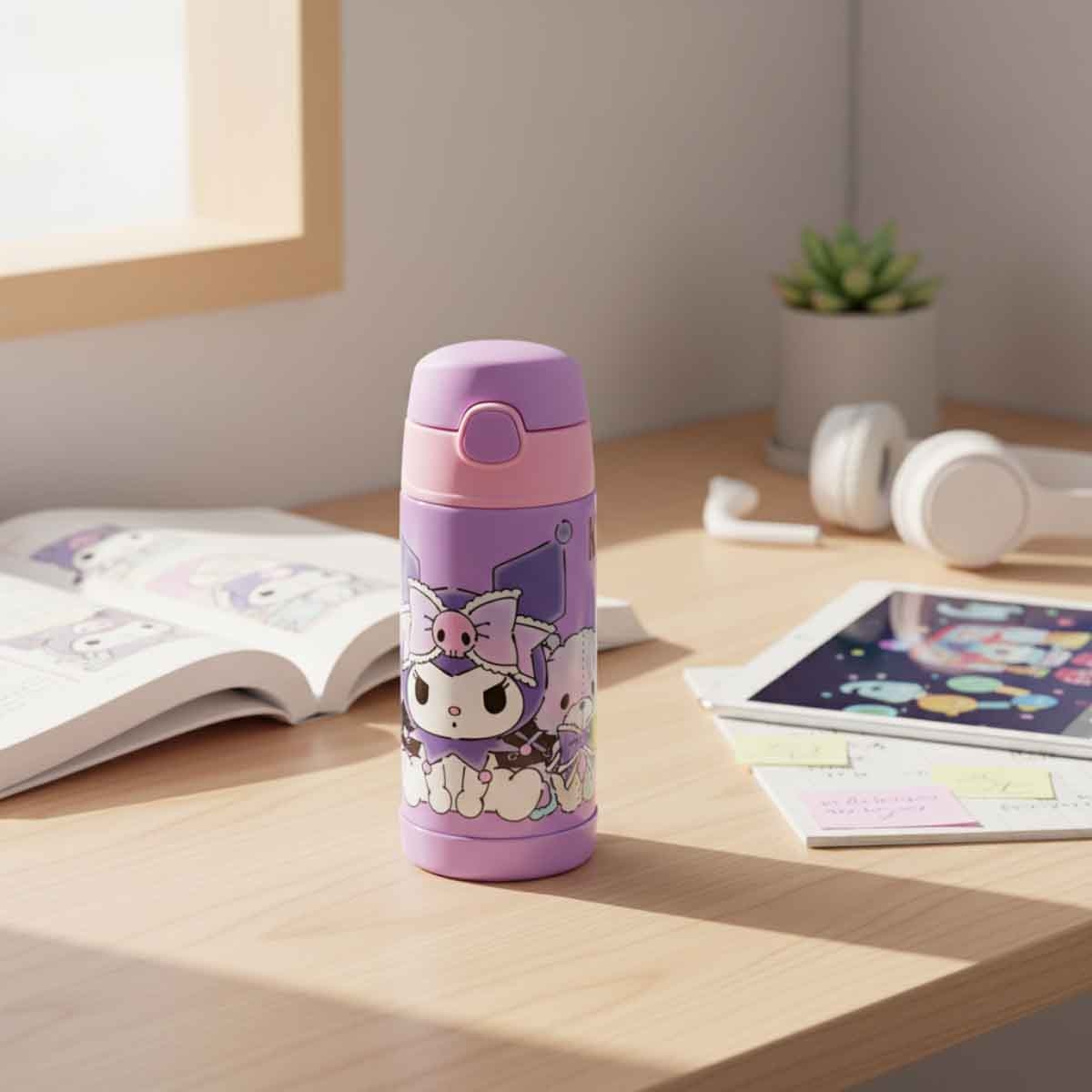 كورومي زجاجة ستانلس ستيل معزولة سانريو سعة 350 مل