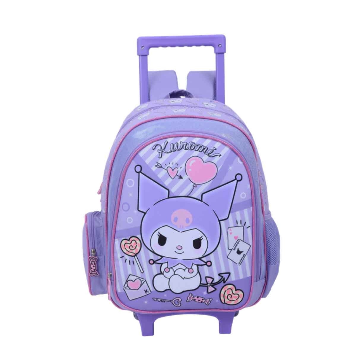 كورومي حقيبة ترولي سانريو بتصميم شخصية كرتونية مقاس 16 انش