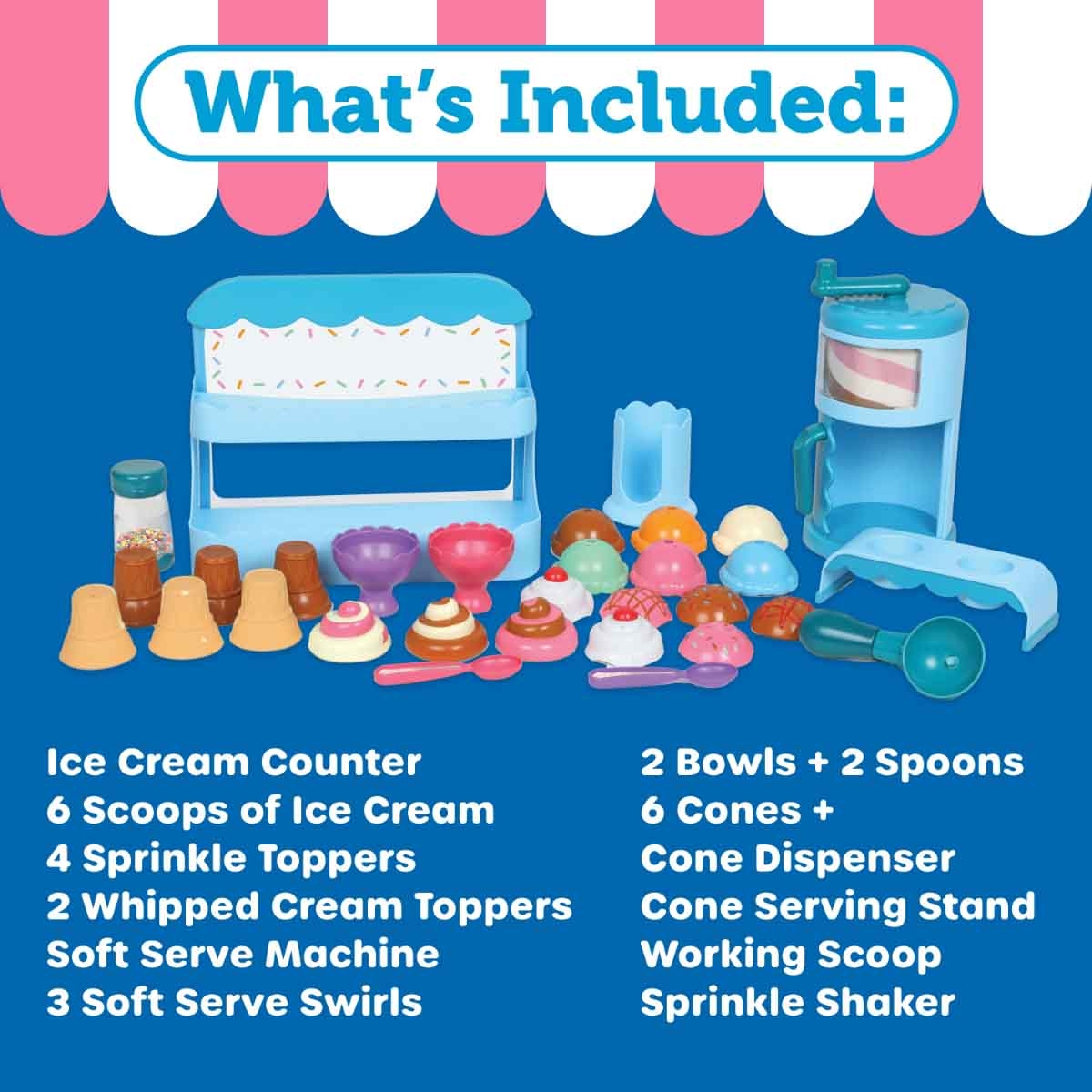 ليرننغ ريسورسز متجر الآيس كريم الدوار سويرلينغ سكوبس للجنسين، 3-4 سنوات