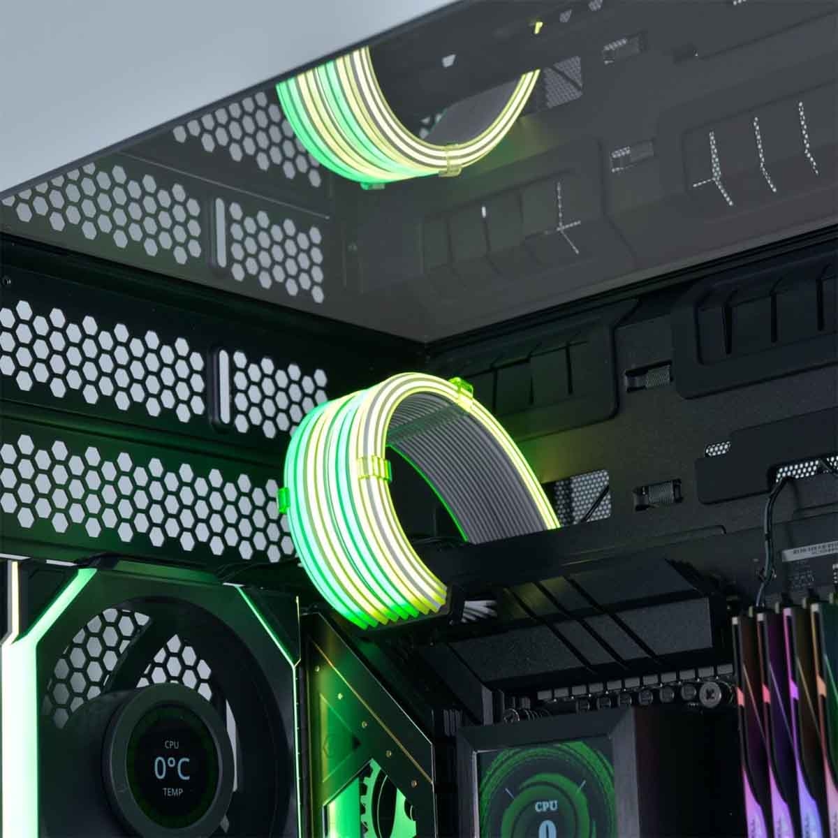 ليان لي كابل تمديد طاقة RGB لاسلكي Strimer مقاس 8 Pin