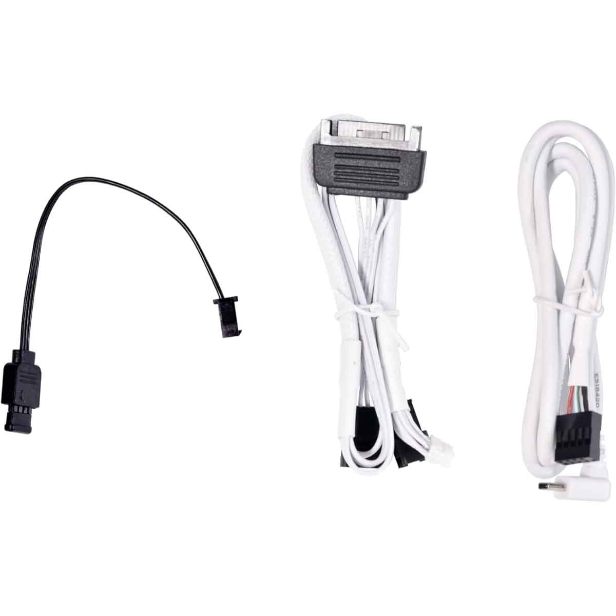 ليان لي مبرد سائل للمعالج Galahad II LCD ARGB مقاس 280mm أبيض