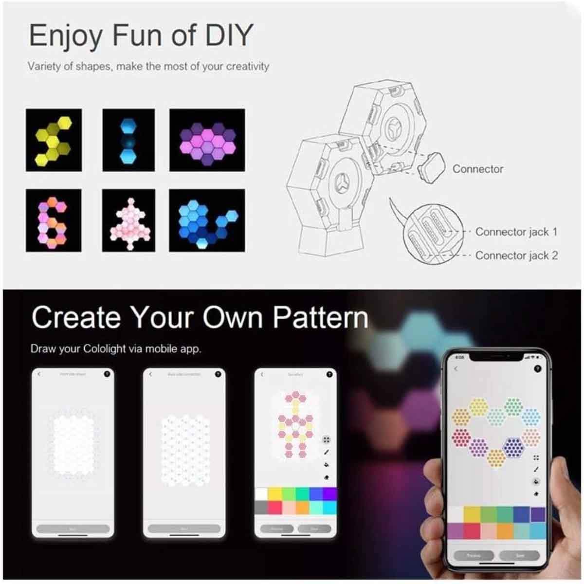 لايف سمارت كولولايت بلس إضاءة ذكية مجموعة بداية 7 لوحات