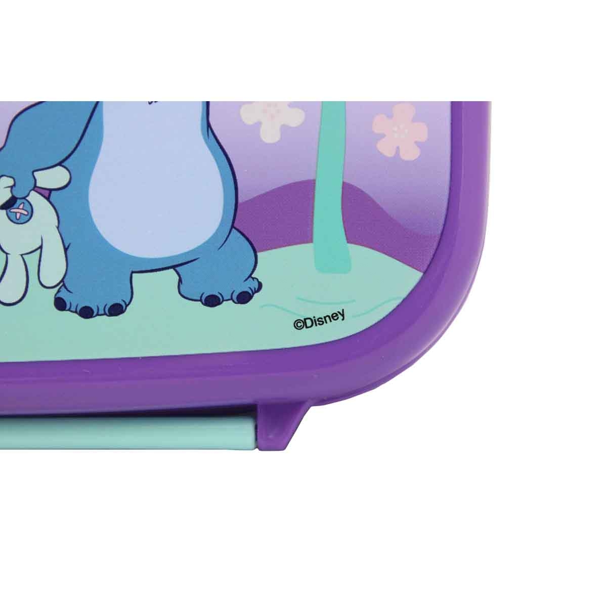 ليليو & ستيتش صندوق غداء عملي مضاد للتسرب مع صينية داخلية