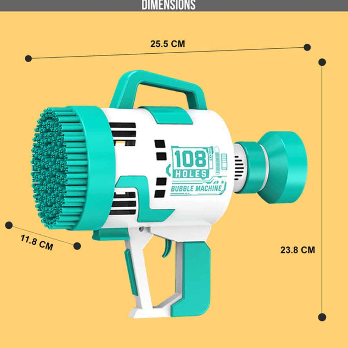 ليتل ستوري لعبة فقاعات بـ 108 فتحة مع إضاءة وصانع فقاعات للجنسين، 3-4 سنوات