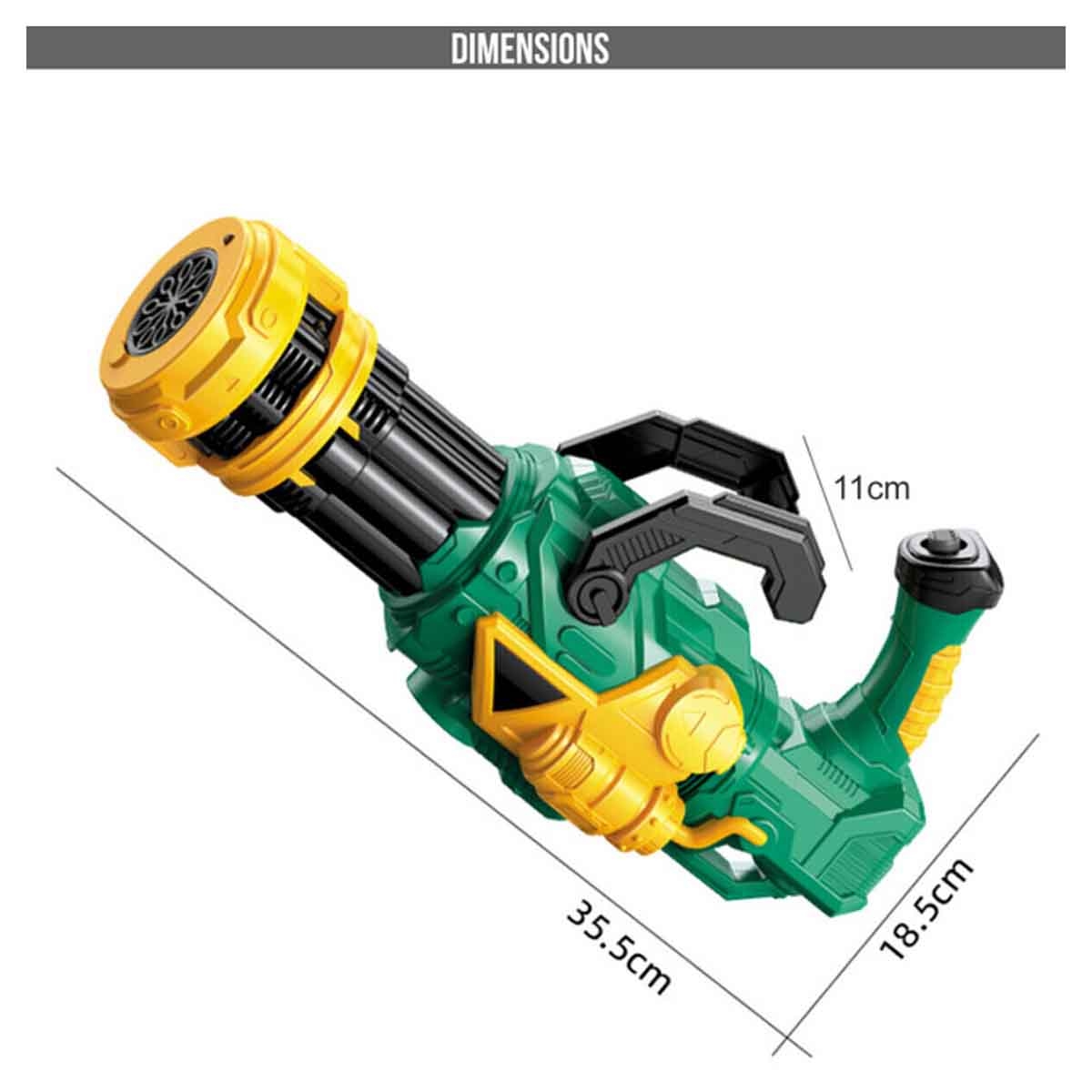 ليتل ستوري لعبة فقاعات بـ 10 فتحات باللون الأخضر للجنسين، 3-4 سنوات