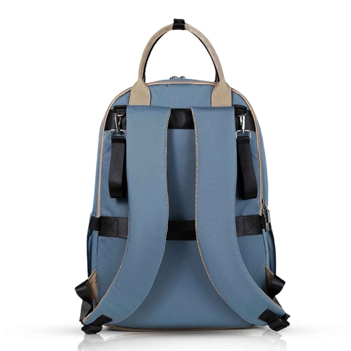 ليتل ستوري حقيبة حفاضات ظهر كينزي للسفر أزرق للأم والأب