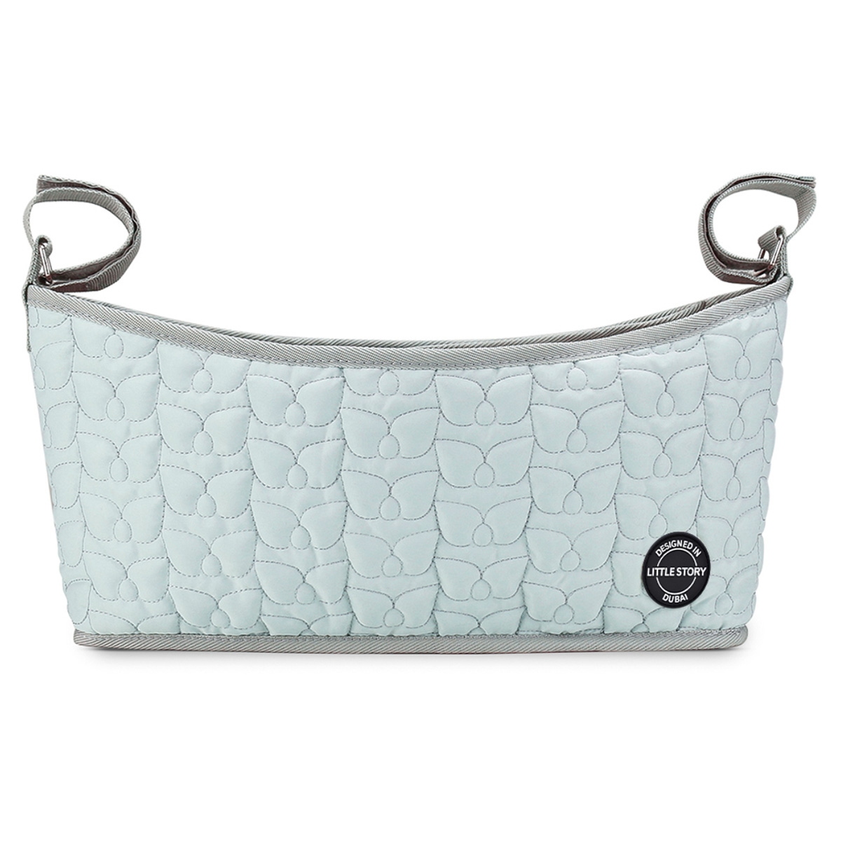 ليتل ستوري حقيبة عربة مبطنة فاخرة باللون الأزرق للأطفال من عمر 0 إلى 2 سنة