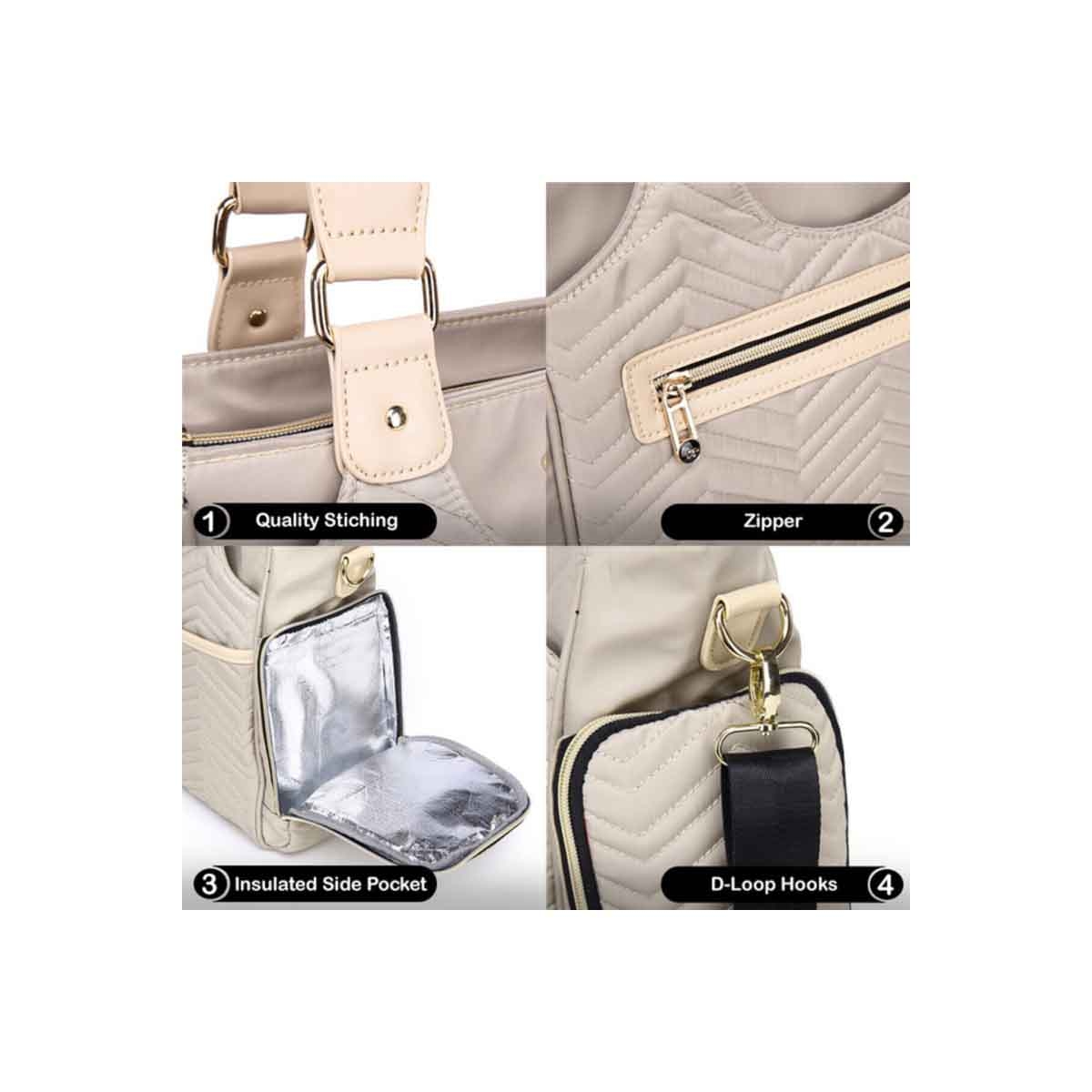 ليتل ستوري حقيبة حفاضات ماتيلدا عاجي