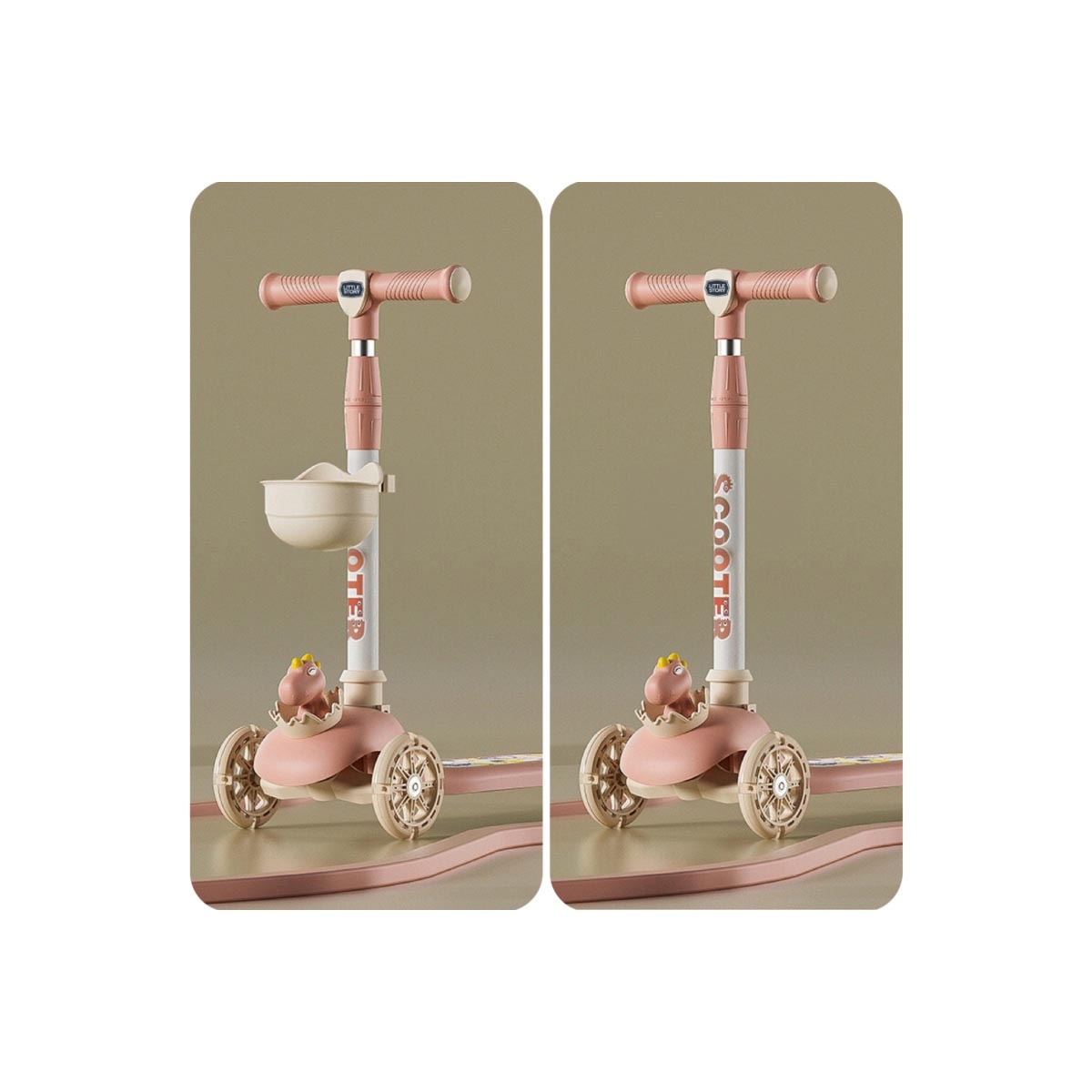 ليتل ستوري سكوتر أطفال ديناصور، للجنسين، 6-8 سنوات