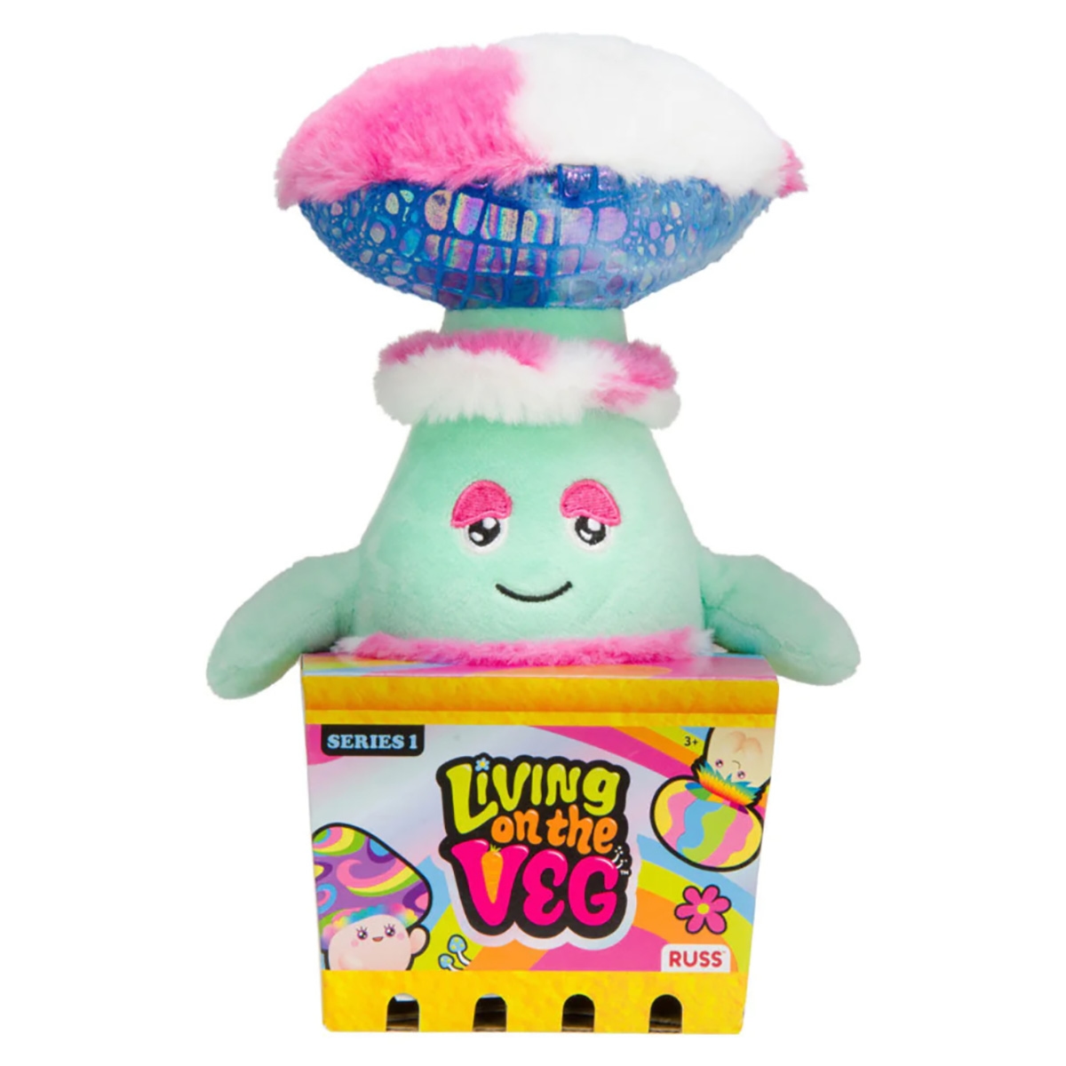 ليفنغ أون ذا فيج دمية محشوة ناعمة بحجم 6 إنش للجنسين، 3-4 سنوات