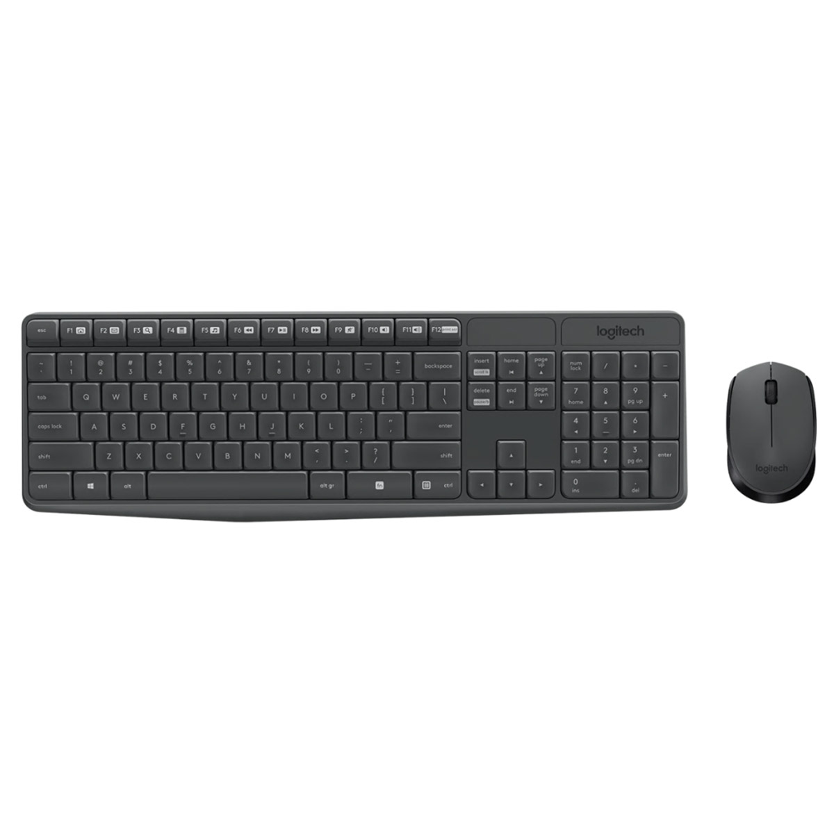 لوجيتك MK235 مجموعة لوحة مفاتيح وفأرة لاسلكية 2.4 جيجاهرتز