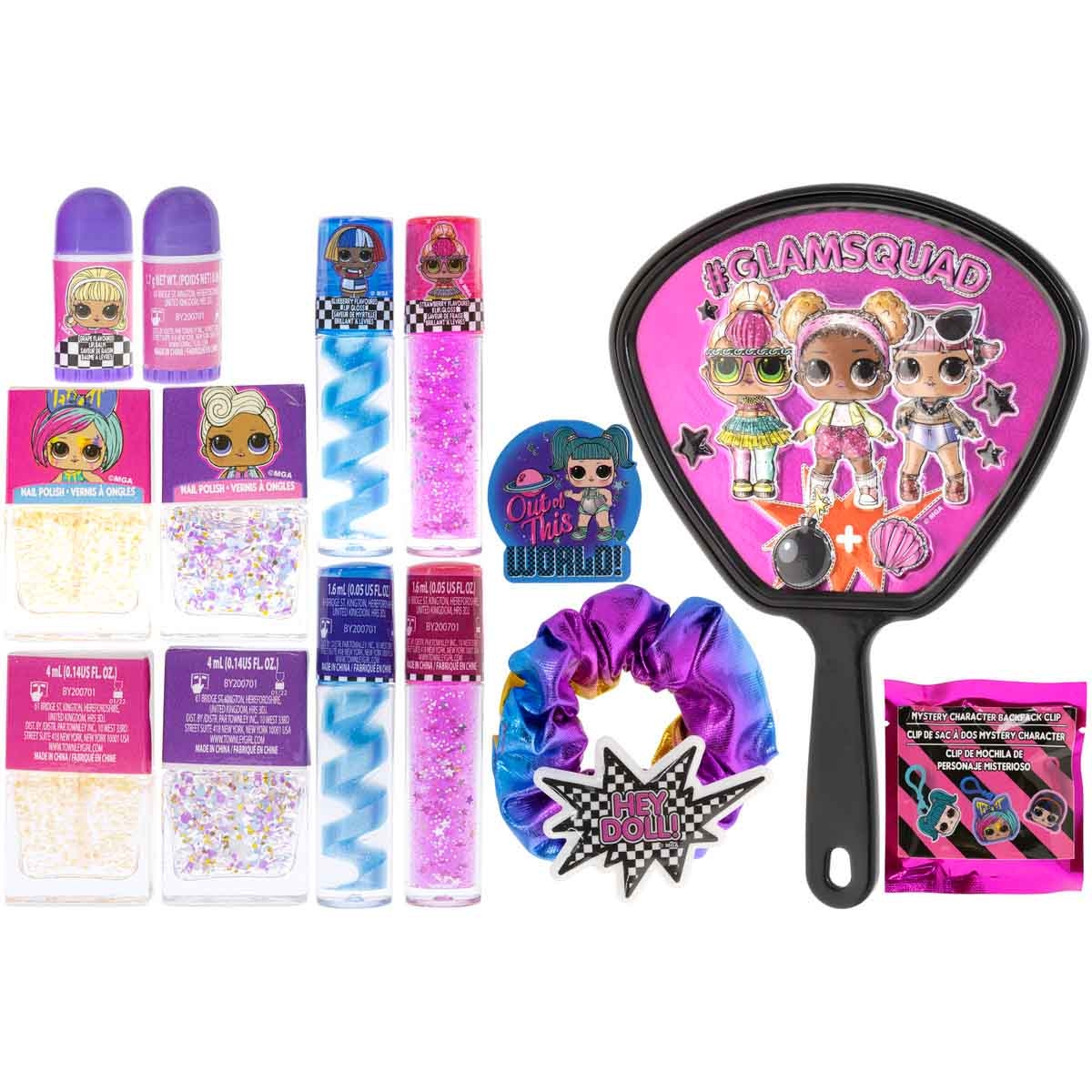 إل أو إل سربرايز مجموعة حقيبة هدايا تجميل رقم LL0058GA للبنات، من عمر 5-7 سنوات