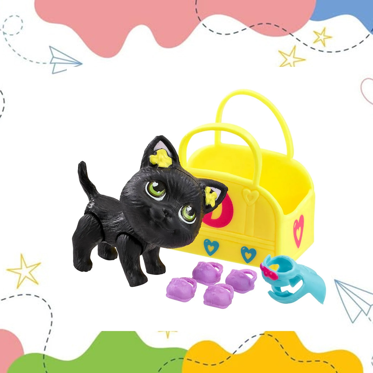 لوڤ ديانا لعبة مغلفة حيوان أليف أنيق بحجم 3.5 إنش للبنات، 3-4 سنوات