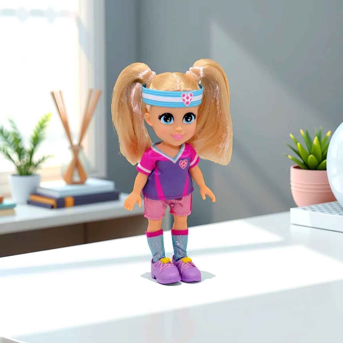 لوف ديانا دمية نجمة كرة القدم 6 بوصة للبنات من عمر 3-4 سنوات