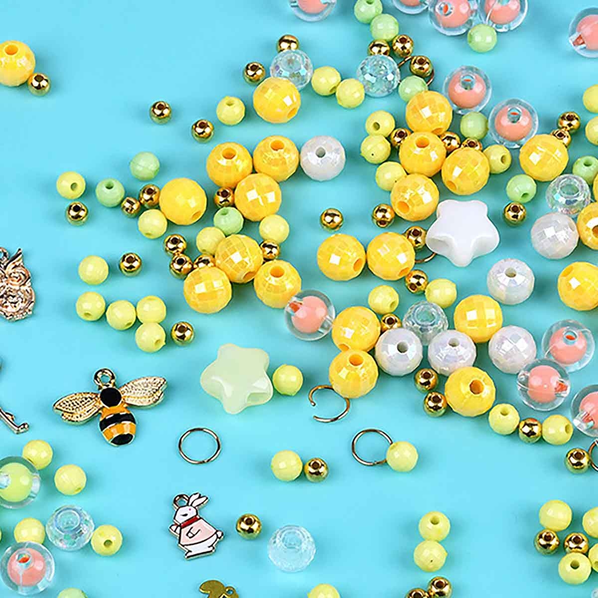 ميك إت بيل مجموعة أساور فاخرة مرصعة بالجواهر للتصميم الذاتي، للبنات، من عمر 8 إلى 10 سنوات