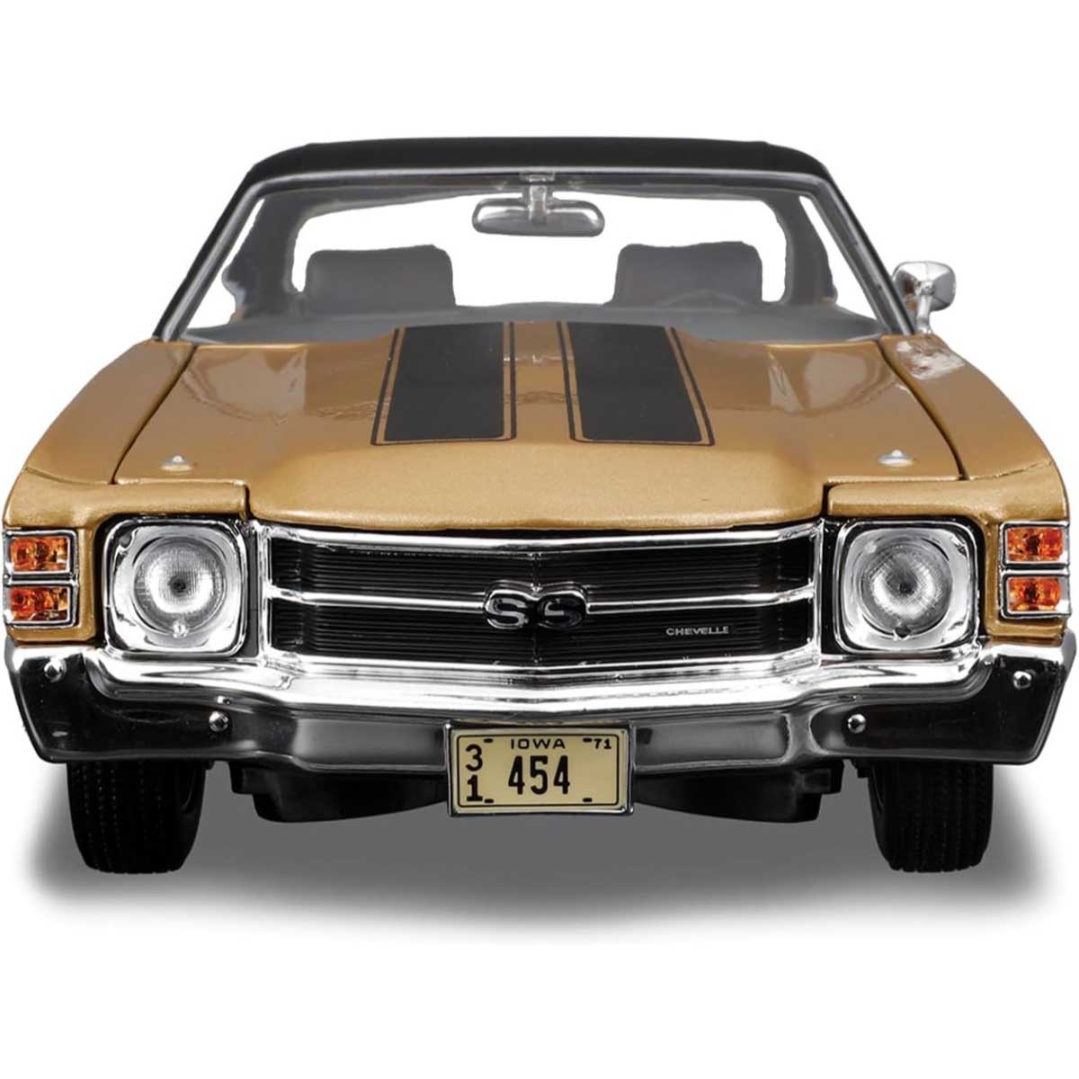 مايستو سيارة شيفروليه شيفيل SS454 سبورت كوبيه 1971 معدن مصبوب بمقياس 1:18 للجنسين، 8-10 سنوات