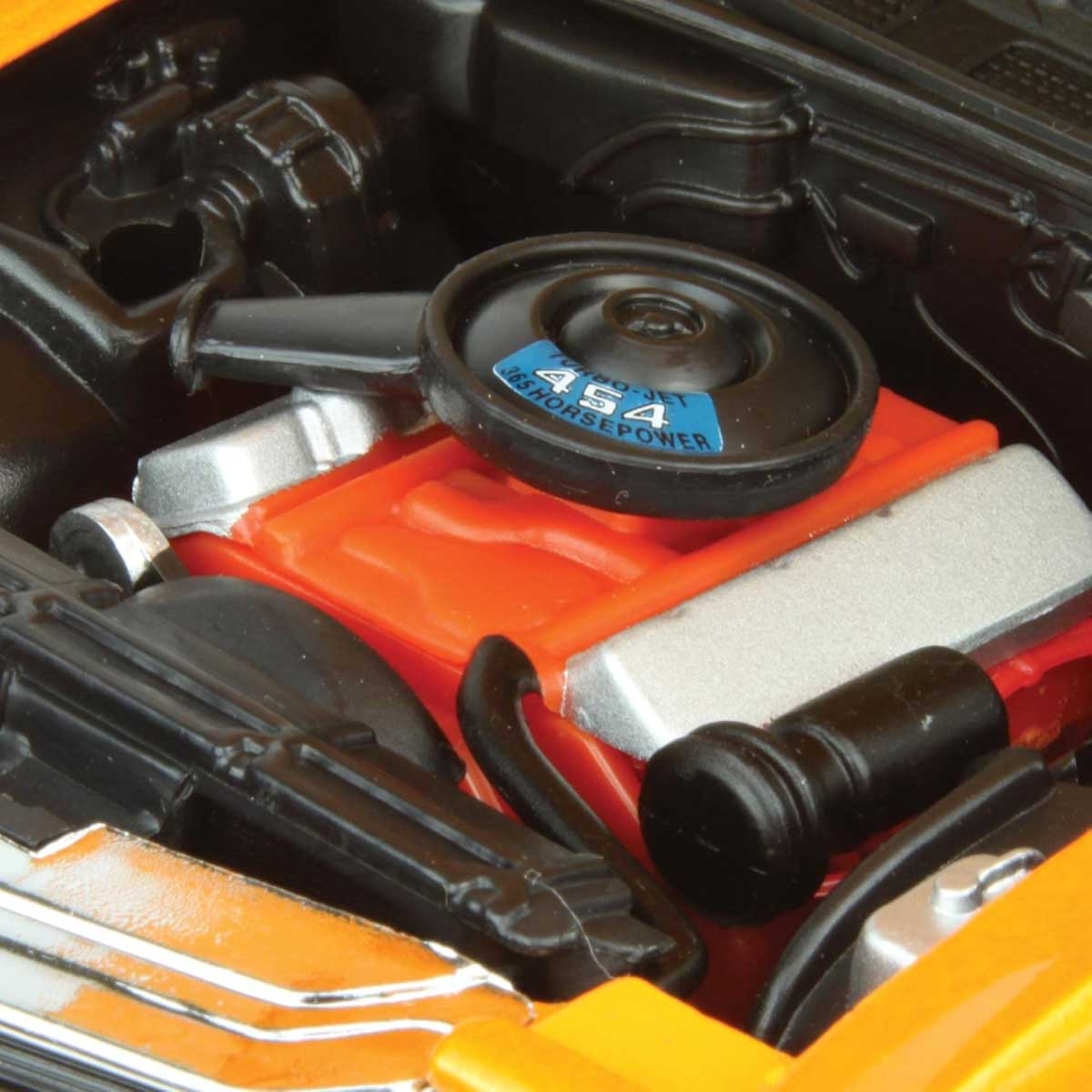 مايستو سيارة شيفروليه شيفيل SS454 سبورت كوبيه 1971 معدن مصبوب بمقياس 1:18 للجنسين، 8-10 سنوات