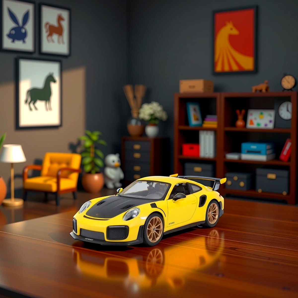 مايستو سيارة دايكاست بورش 911 GT2 RS بمقياس 1:24 للأولاد، 3-4 سنوات