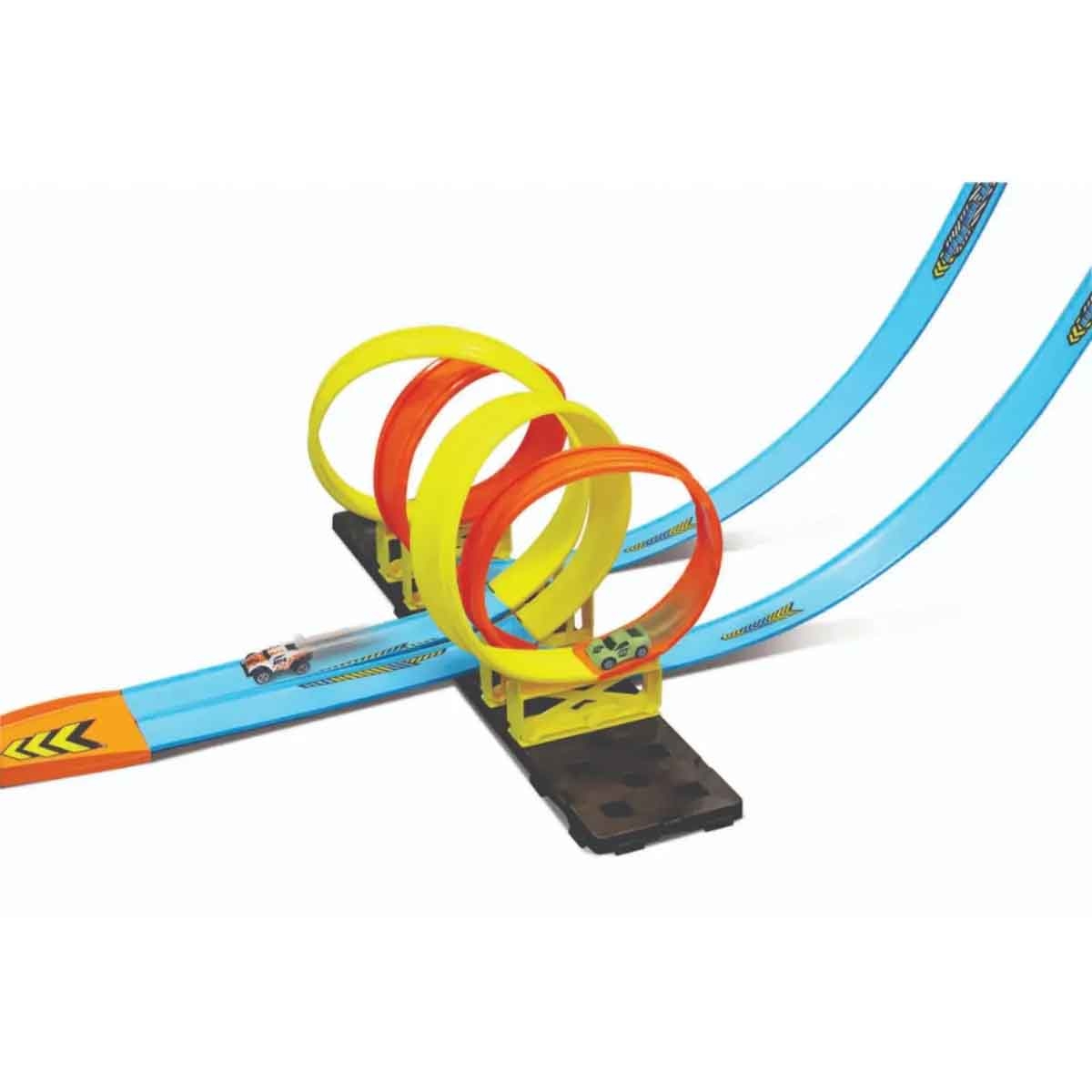 مايستو مجموعة مسار حلقة مزدوجة فريش ميتال 100 مع مركبة دايكاست فريش ميتال، للأولاد، 3-4 سنوات