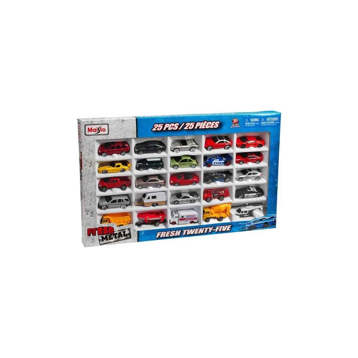 مايستو مجموعة مسار الحركات البهلوانية حلقة وإطلاق فريش ميتال 100 مع سيارة دايكاست فريش ميتال، للأولاد، 3-4 سنوات