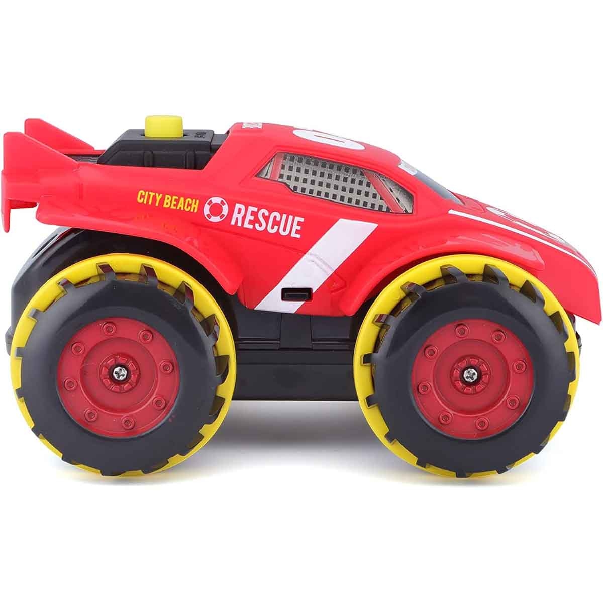 مايستو سيارة سيكلون أكوا ترياد حمراء بتحكم عن بعد للأولاد، من عمر 5 إلى 7 سنوات