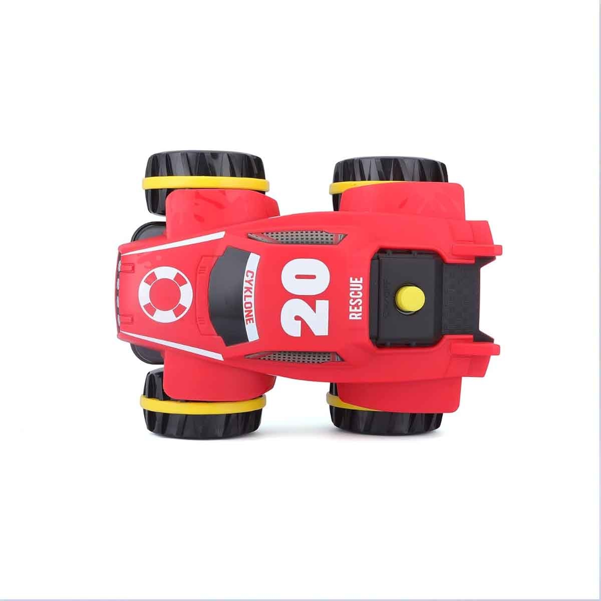 مايستو سيارة سيكلون أكوا ترياد حمراء بتحكم عن بعد للأولاد، من عمر 5 إلى 7 سنوات