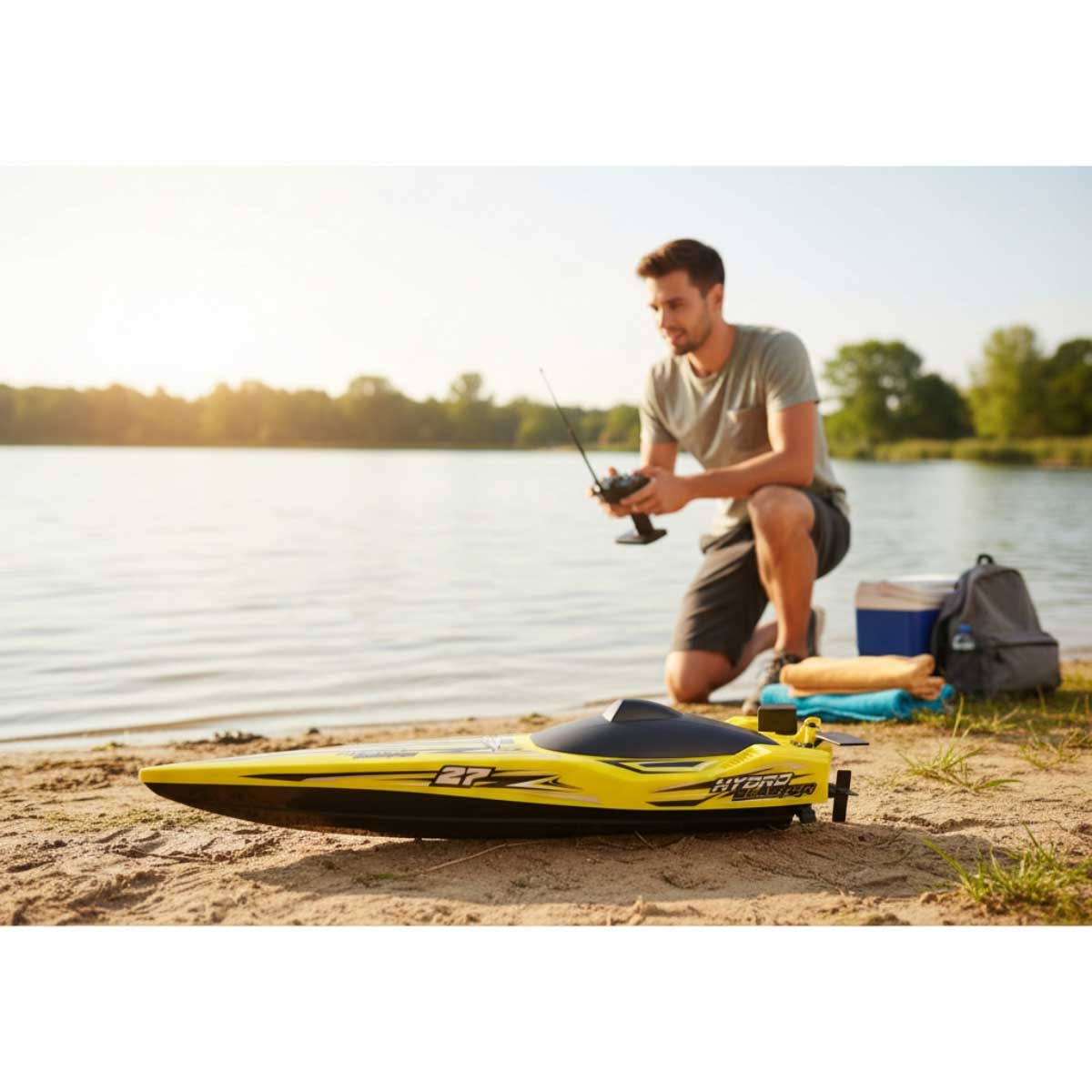 مايستو قارب هايدرو بلاستر بالتحكم عن بعد للجنسين، 8-10 سنوات