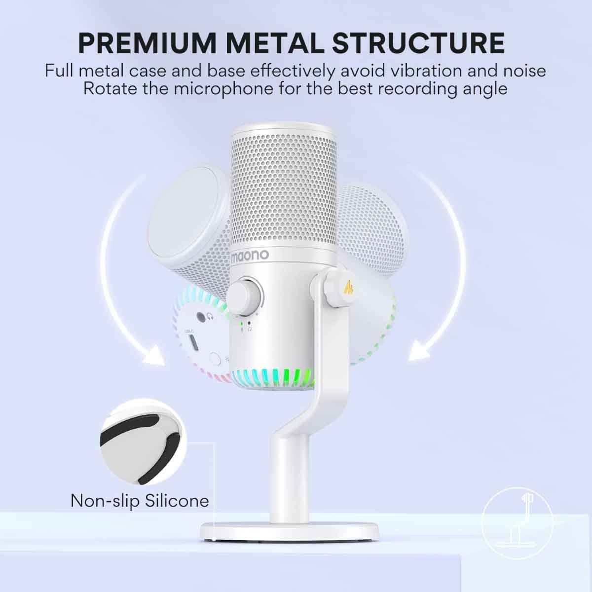 ماونوكاستر DM30 أسود ميكروفون كوندينسر USB قابل للبرمجة