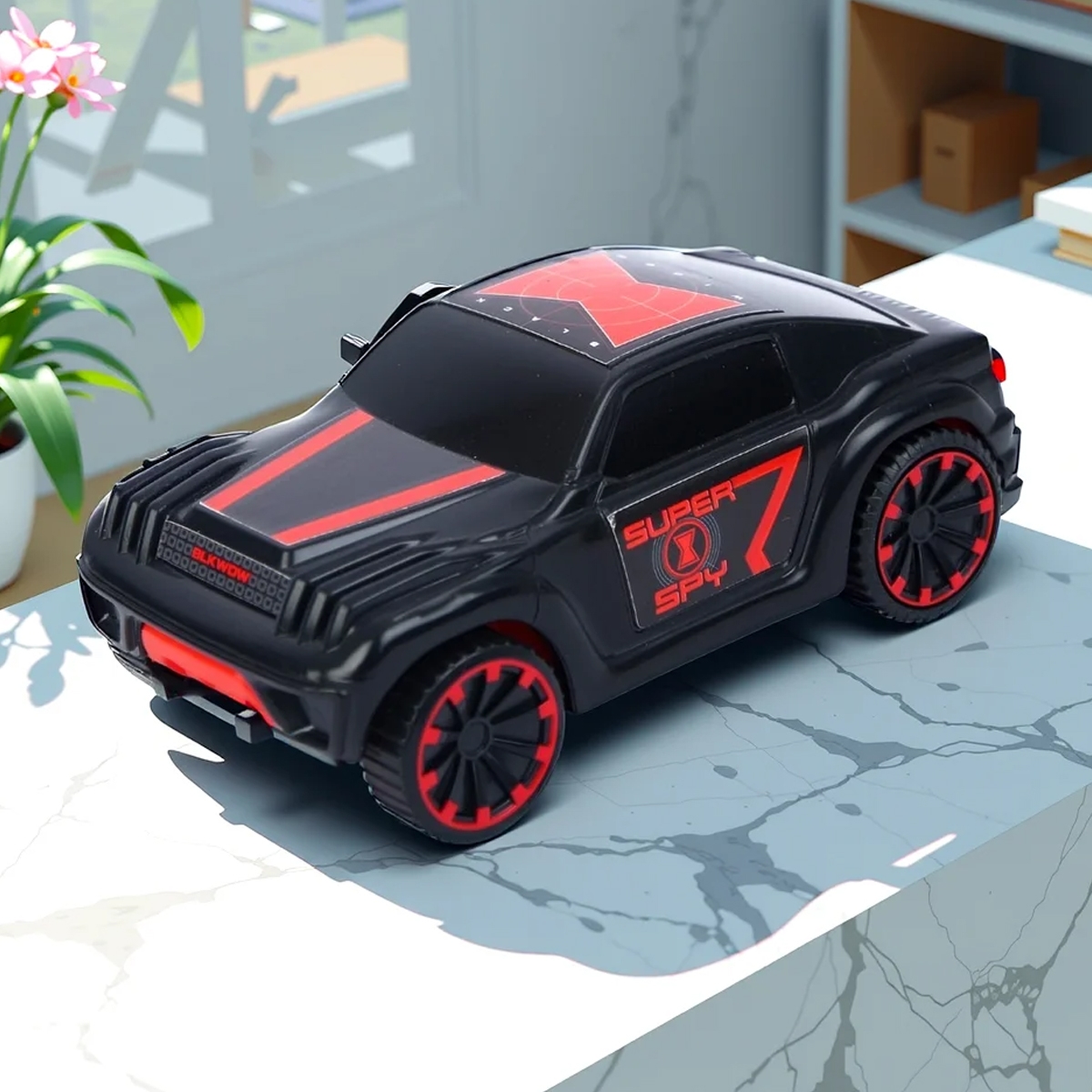 مارفل إصدار بلاك ويدو سيارة سحب قوية SUV، للجنسين، من عمر 3 إلى 4 سنوات