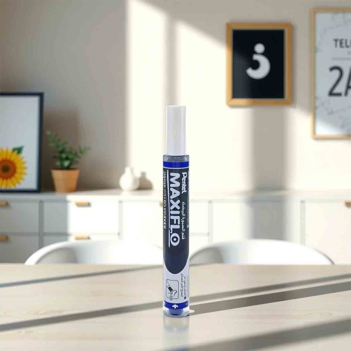 ماكسيفلو مجموعة أقلام وايت بورد نحيفة بطرف مائل، مجموعة من 4