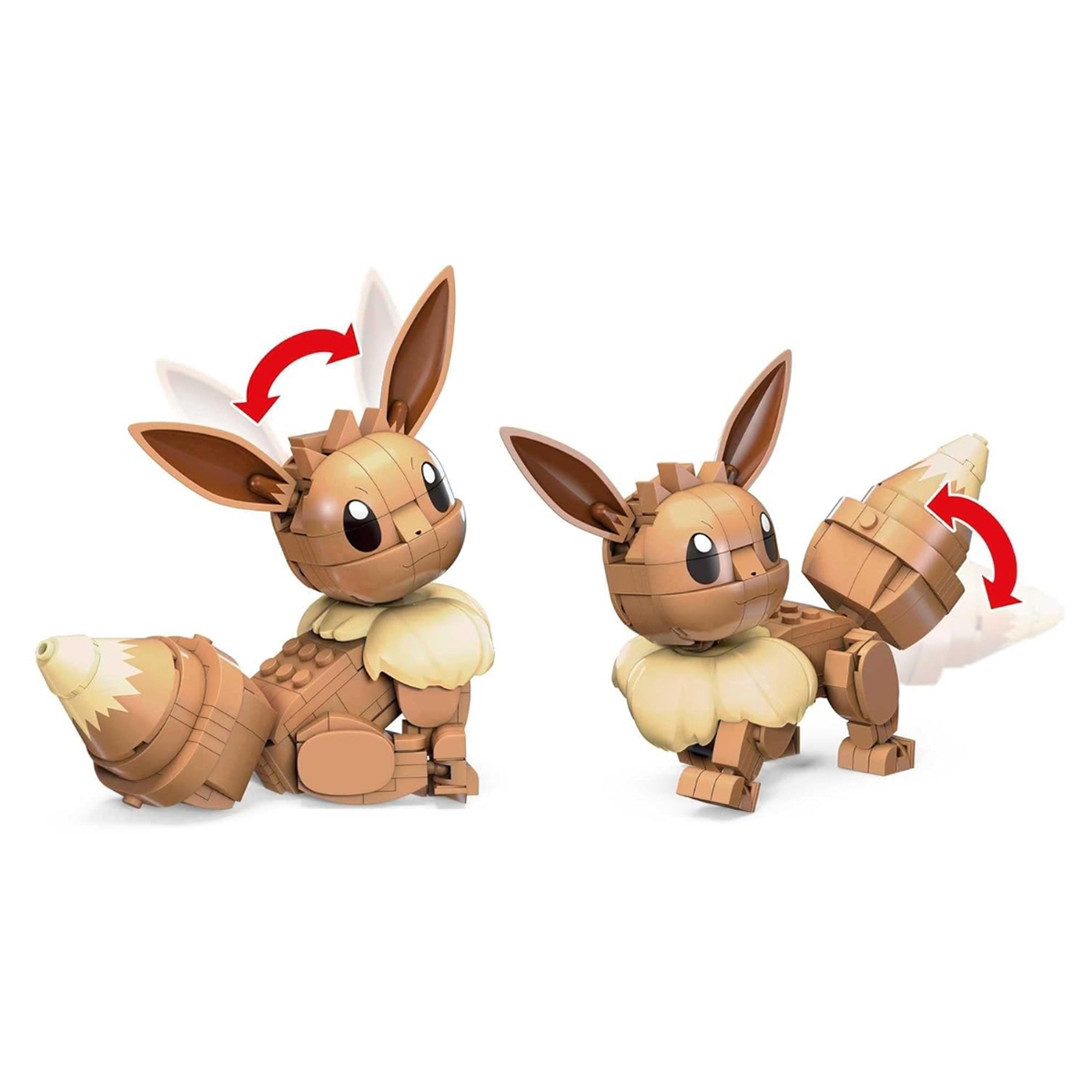 ميغا مجموعة بناء وعرض بوكيمون 4 إنش إيفي للجنسين، 8-10 سنوات