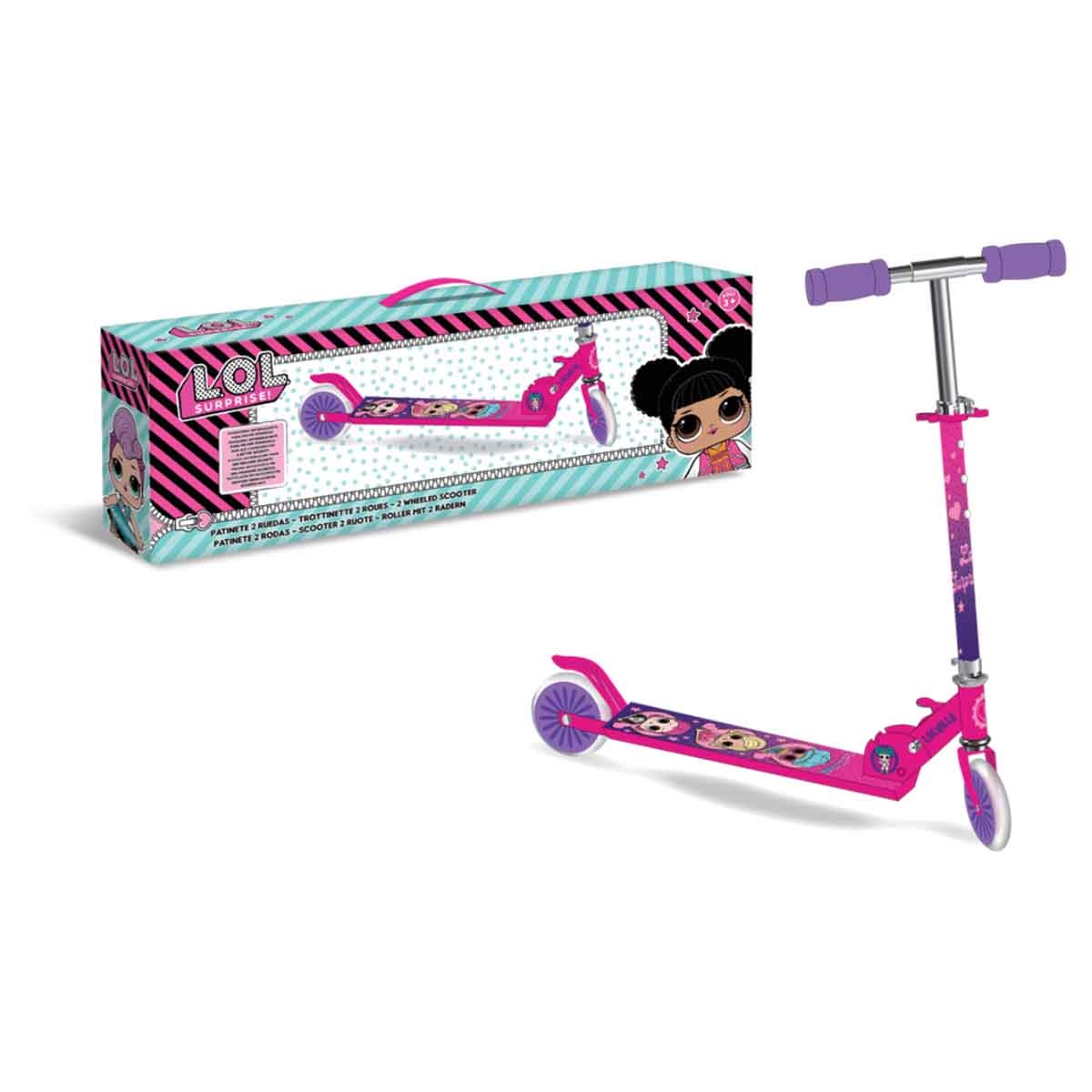 إل أو إل سيربرايز سكوتر بعجلتين للبنات، 3-4 سنوات