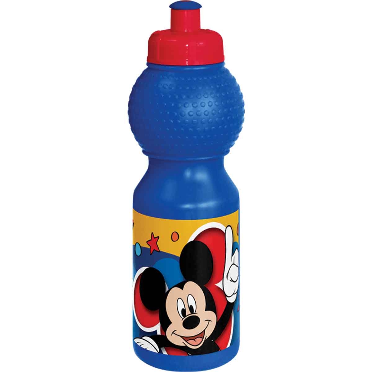 ديزني جونيور ميكي مجموعة حقيبة ترولي 5 في 1 مقاس 16 انش مع صندوق غداء وزجاجة ومقلمة وحقيبة غداء