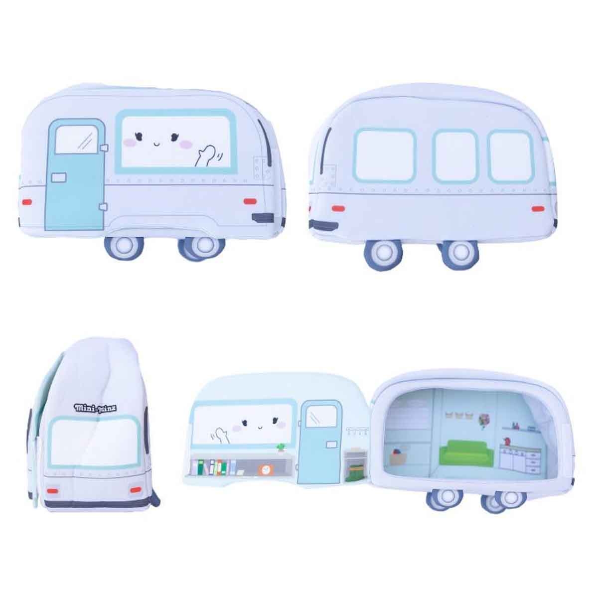 ميني مينز مجموعة دمية محشوة للتخييم مع حاويات للجنسين، 3-4 سنوات