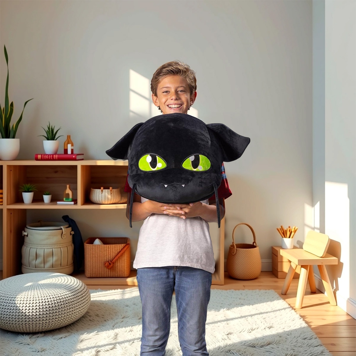 ميراكولوس وسادة محشوة بلاق هاغي هايدواي بحجم 14.8 إنش للبنات، 3-4 سنوات