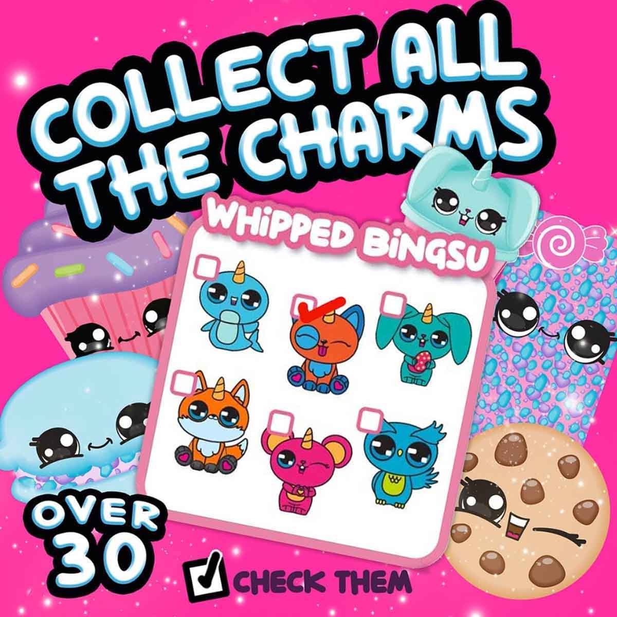 ميراكيولس مجموعة طقم سلايم كيك عيد ميلاد مع زورو راينبوكورن فلاشيز وسلايم بينغسو من كومباوند كينغز مجموعة، للبنات، 5-7 سنوات