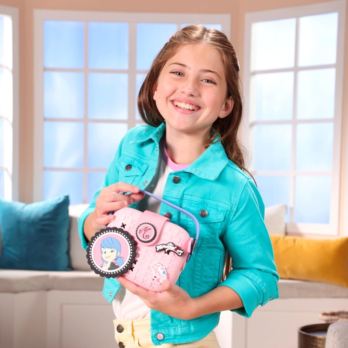 ميراكولوس حقيبة مارينيت بوب آند سواب للفتيات، 5-7 سنوات