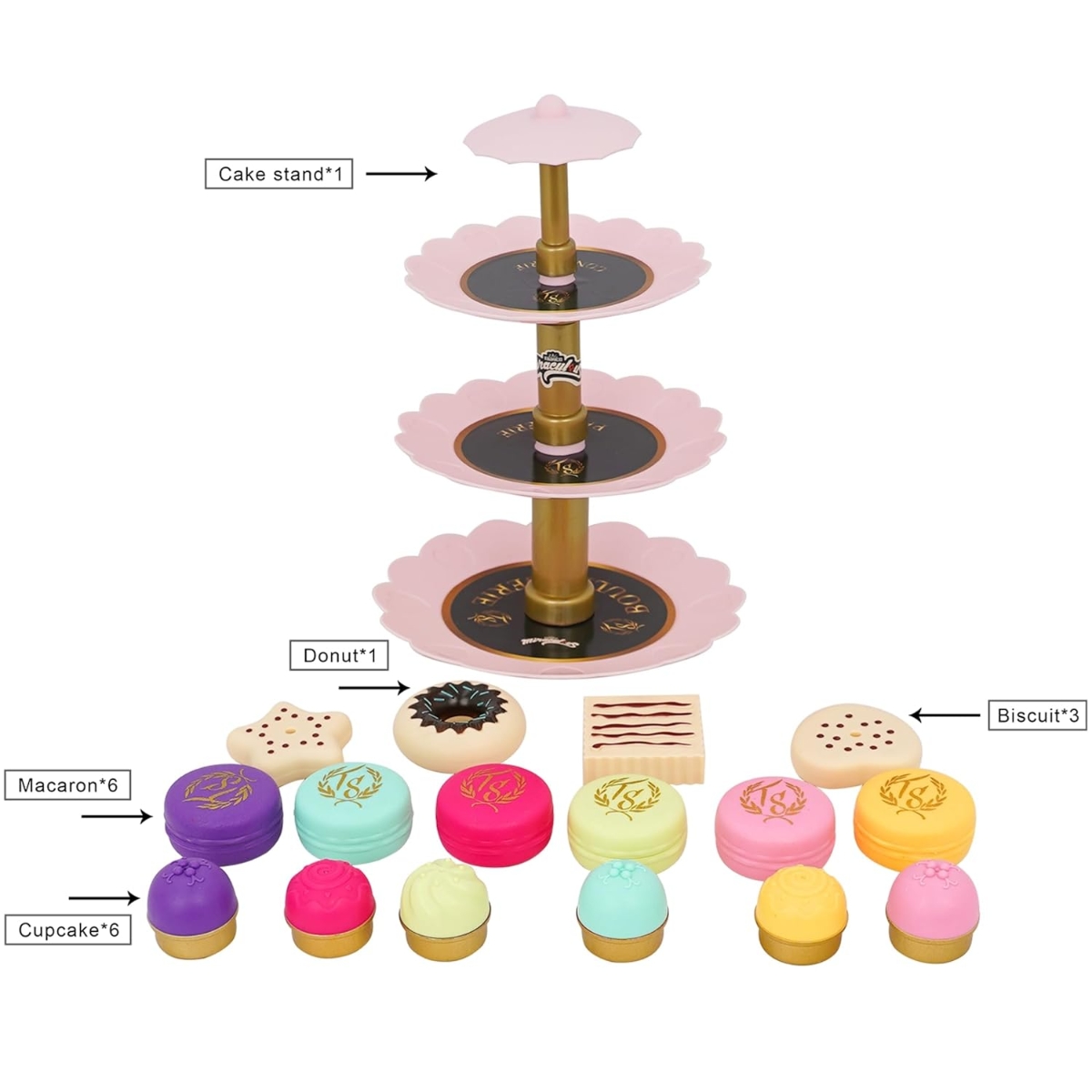 ميراكولوس كشك المعكرون لتوم وسابين للبنات، 3-4 سنوات