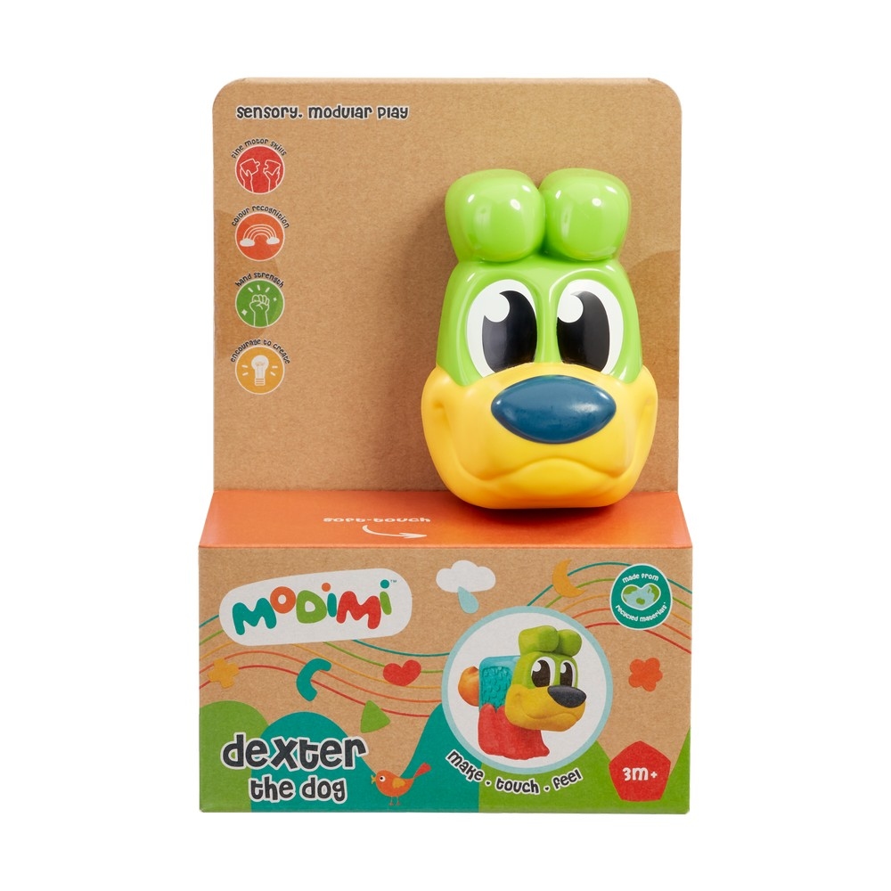 موديمي ديكستر الكلب لعبة حسّية للرضّع من عمر 0 إلى 2 سنة